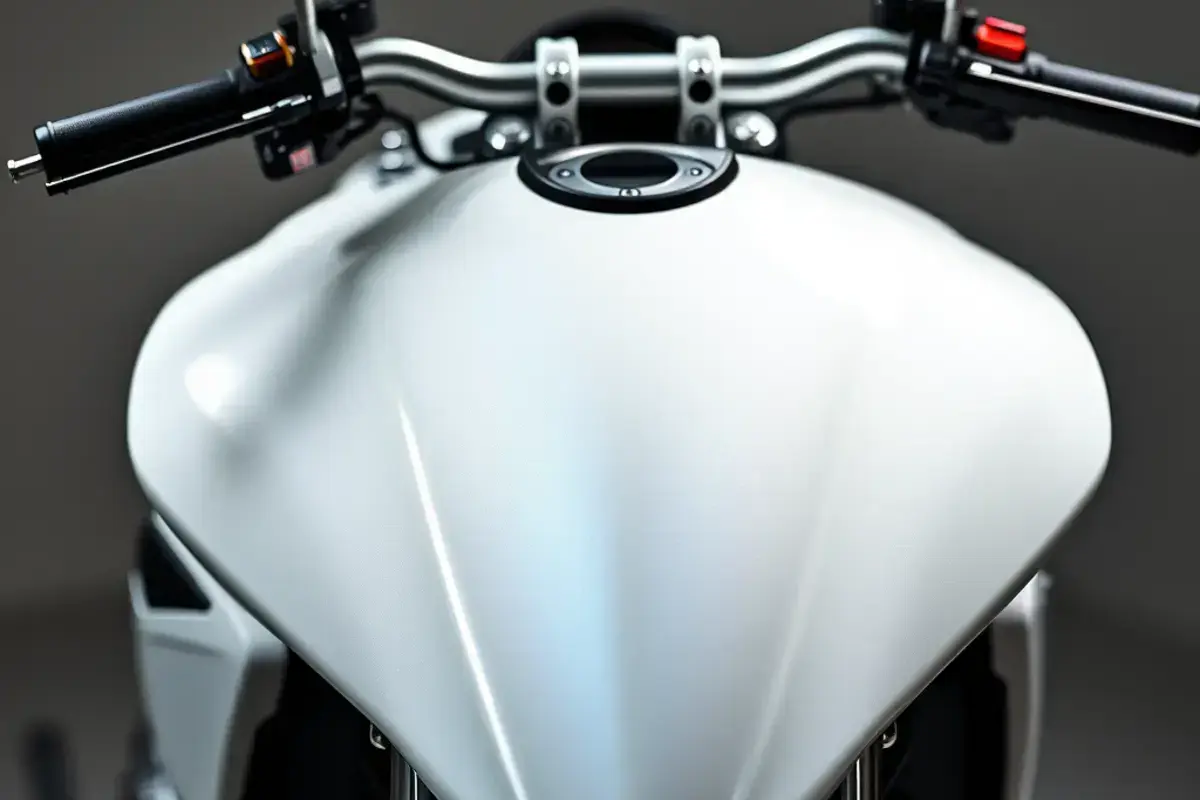 Custom motorcycle paint job