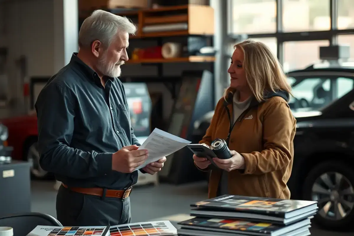 Consultation meeting with customer