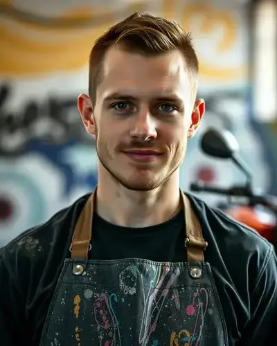 James Wilson, motorcycle finishing specialist